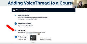 Adding VoiceThread to a Course